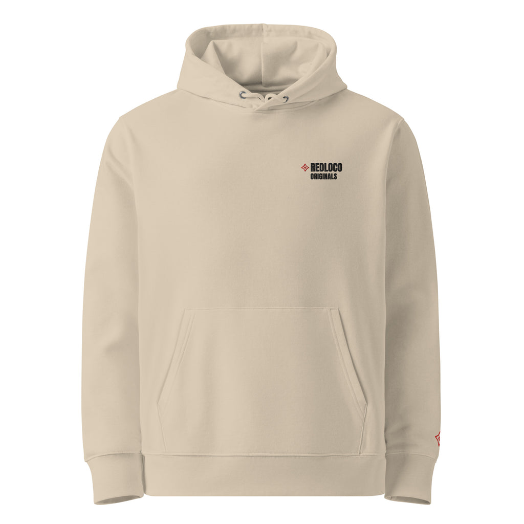 Redloco Originals Signature 001 — Crimson Wave Hoodie